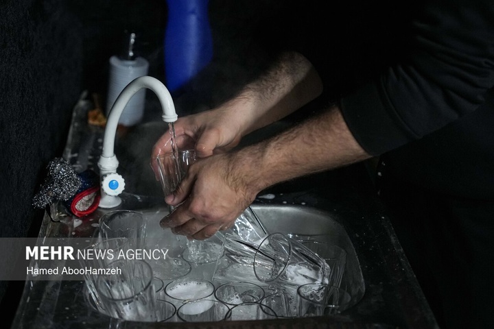 موکب دانشجویان در میدان جهاد همدان