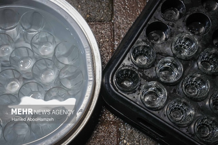 موکب دانشجویان در میدان جهاد همدان