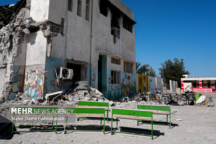 مدرسه شجره طیبه میناب، بعد از جنایت صهیونی آمریکایی