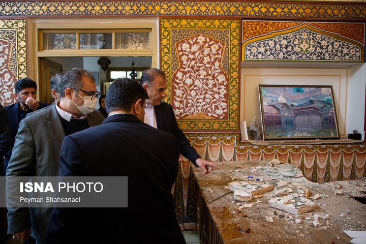 بازدید دبیر کل کمیسیون ملی یونسکو در ایران از آثار تاریخی آسیب دیده اصفهان