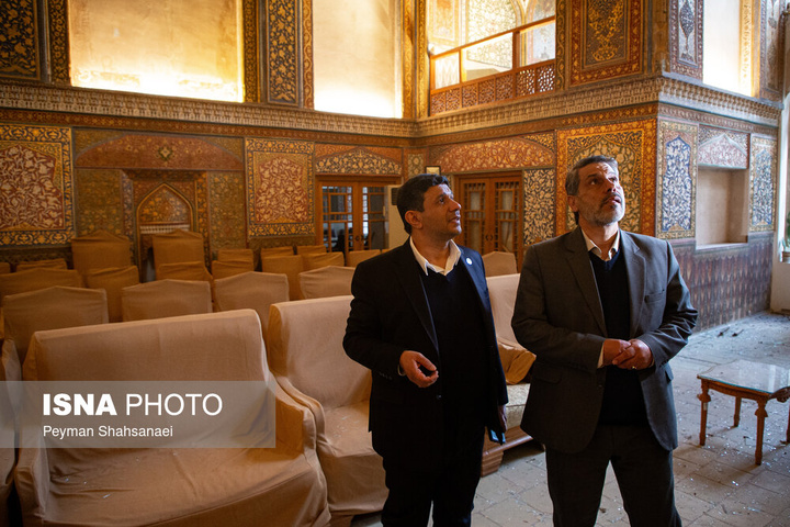 بازدید دبیر کل کمیسیون ملی یونسکو در ایران از آثار تاریخی آسیب دیده اصفهان