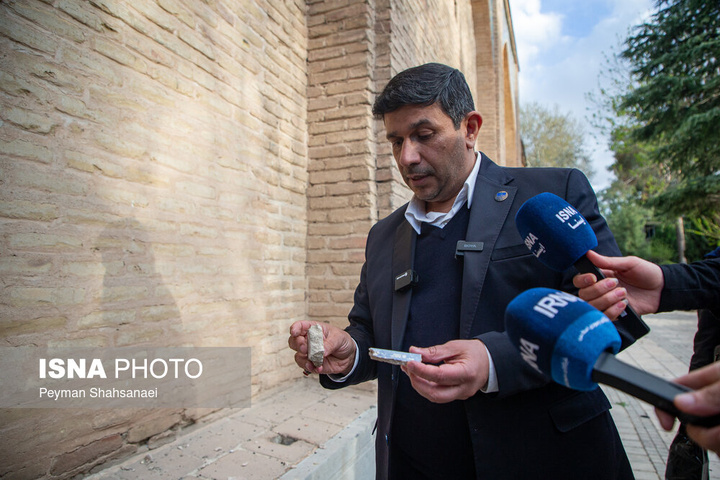 بازدید دبیر کل کمیسیون ملی یونسکو در ایران از آثار تاریخی آسیب دیده اصفهان