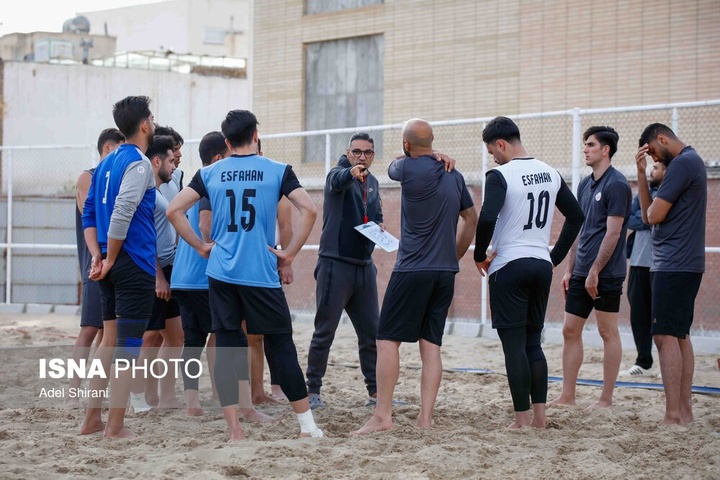 اردوی آمادگی تیم ملی هندبال ساحلی - اصفهان