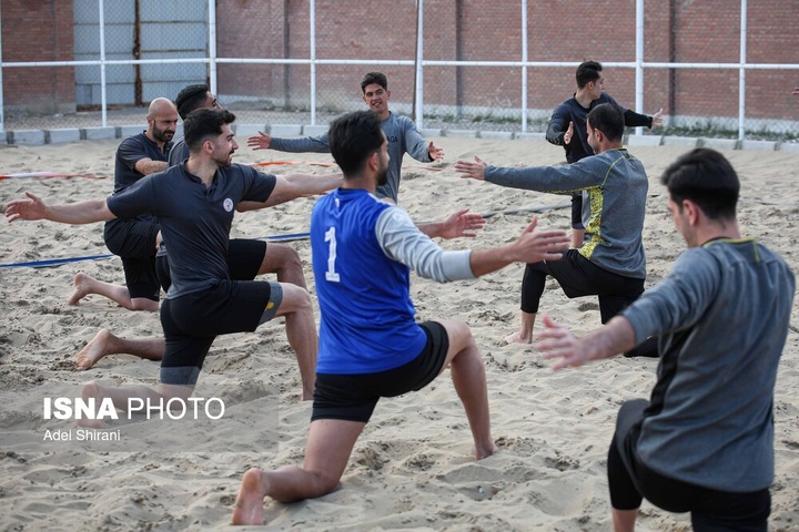 اردوی آمادگی تیم ملی هندبال ساحلی - اصفهان