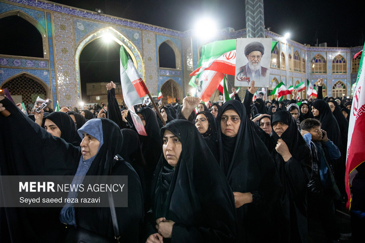 مراسم وداع با پیکر شهید مدافع امنیت پیام رجبی