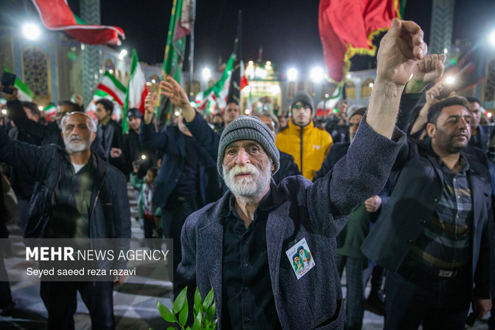 مراسم وداع با پیکر شهید مدافع امنیت پیام رجبی