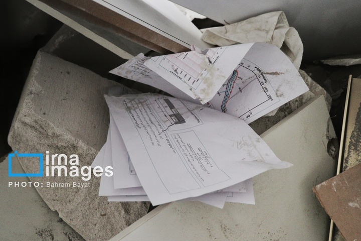 آثار حمله آمریکایی ـ صهیونیستی به خانه‌های مسکونی زنجان