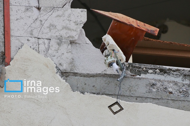 آثار حمله آمریکایی ـ صهیونیستی به خانه‌های مسکونی زنجان