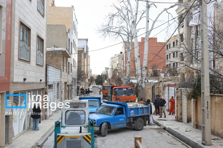 آثار حمله آمریکایی ـ صهیونیستی به خانه‌های مسکونی زنجان