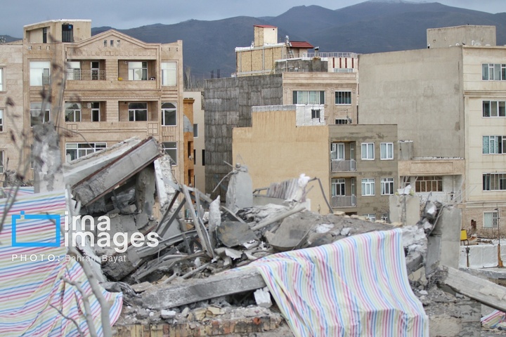 آثار حمله آمریکایی ـ صهیونیستی به خانه‌های مسکونی زنجان