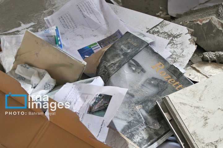 آثار حمله آمریکایی ـ صهیونیستی به خانه‌های مسکونی زنجان