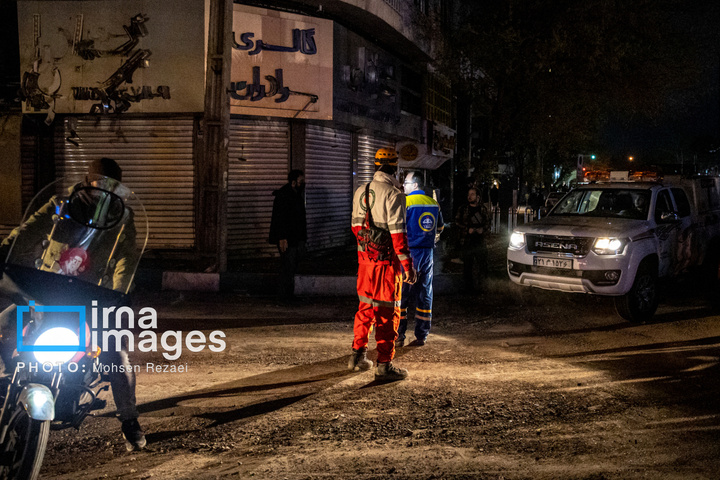 حملات شبانه به مناطق مسکونی در تهران