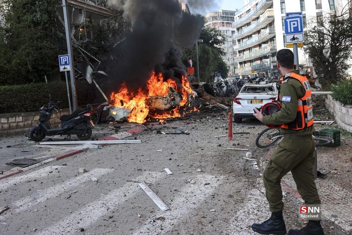 امواج عملیات موشکی - پهبادی وعده صادق در تل‌آویو