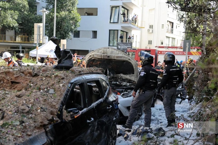 امواج عملیات موشکی - پهبادی وعده صادق در تل‌آویو