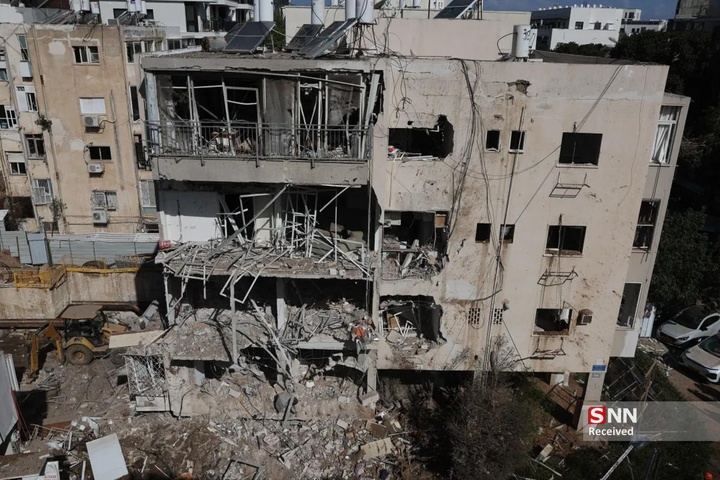 امواج عملیات موشکی - پهبادی وعده صادق در تل‌آویو