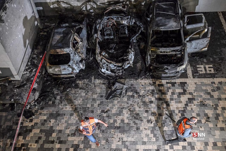 امواج عملیات موشکی - پهبادی وعده صادق در تل‌آویو