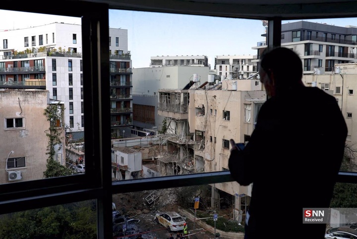 امواج عملیات موشکی - پهبادی وعده صادق در تل‌آویو