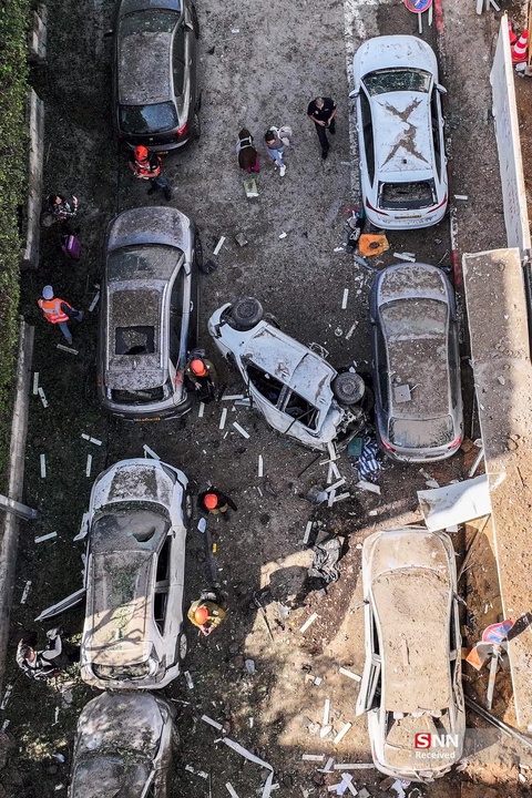 امواج عملیات موشکی - پهبادی وعده صادق در تل‌آویو