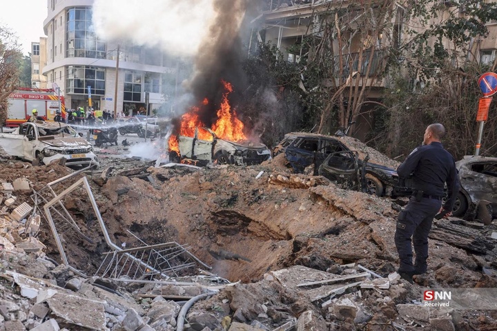 امواج عملیات موشکی - پهبادی وعده صادق در تل‌آویو