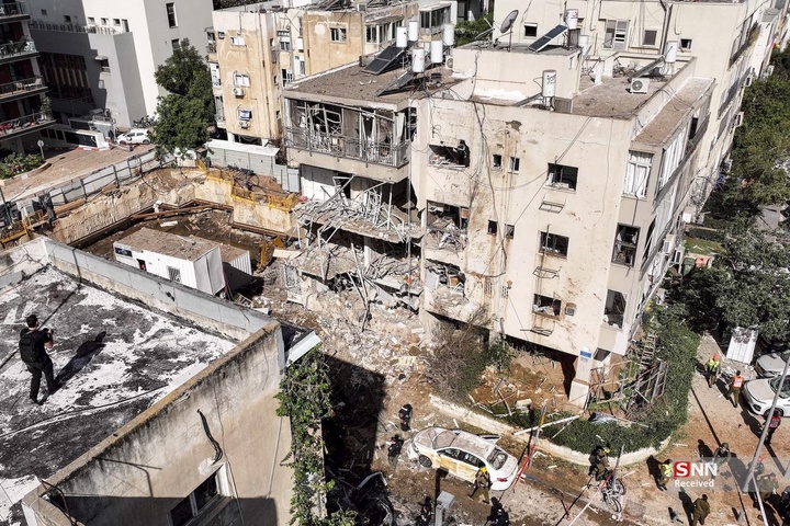 امواج عملیات موشکی - پهبادی وعده صادق در تل‌آویو