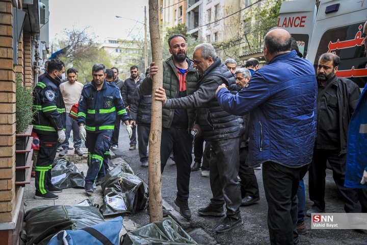 حملات موشکی آمریکایی - اسرائیلی به مناطق مسکونی تهران (۰۸ فروردین ۱۴۰۵)