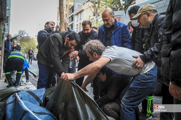 حملات موشکی آمریکایی - اسرائیلی به مناطق مسکونی تهران (۰۸ فروردین ۱۴۰۵)