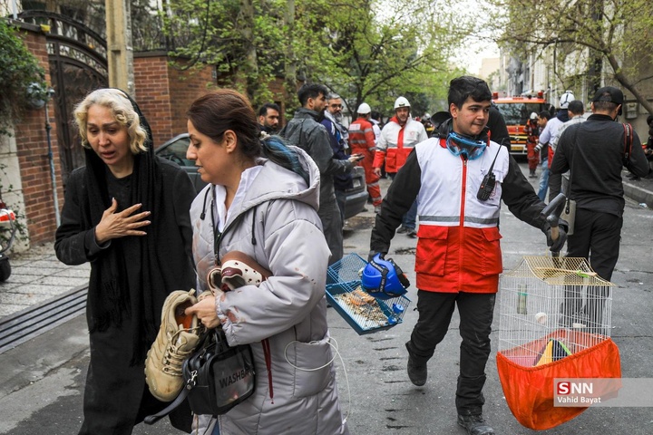 حملات موشکی آمریکایی - اسرائیلی به مناطق مسکونی تهران (۰۸ فروردین ۱۴۰۵)