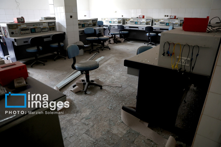 آثار حملات هوایی به دانشگاه علم و صنعت ایران