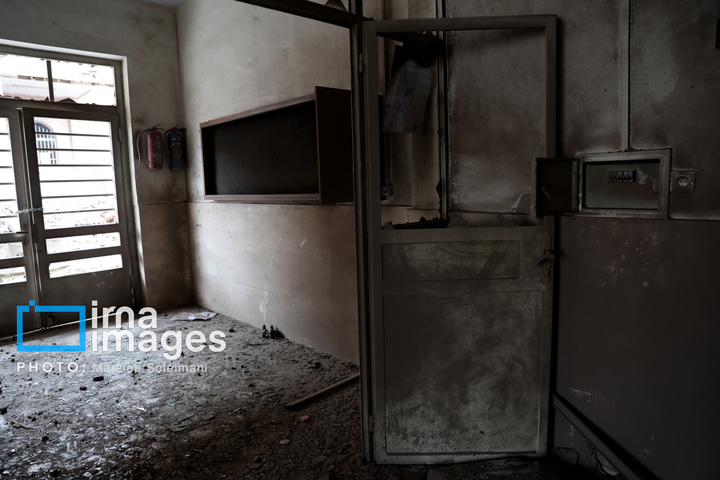 آثار حملات هوایی به دانشگاه علم و صنعت ایران