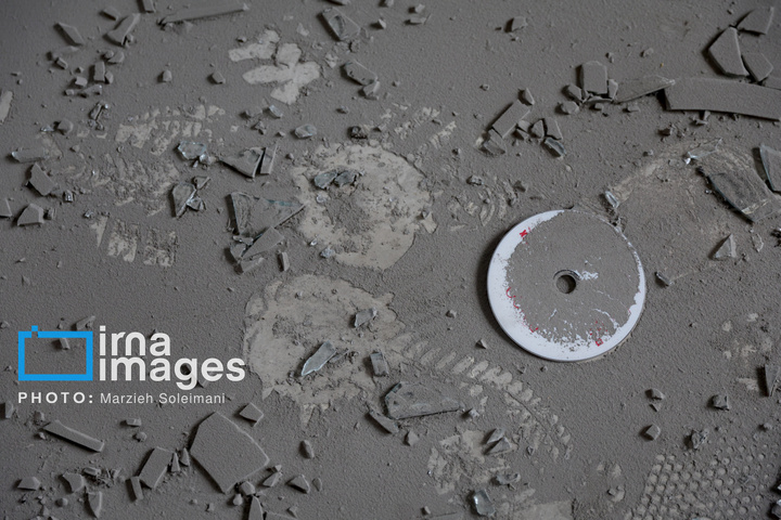 آثار حملات هوایی به دانشگاه علم و صنعت ایران