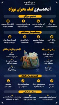 آماده سازی کیف بحران نوزاد
