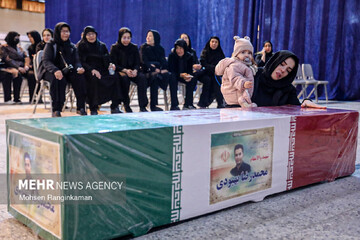 وداع با پیکر شهدای حملات صهیونی-آمریکایی