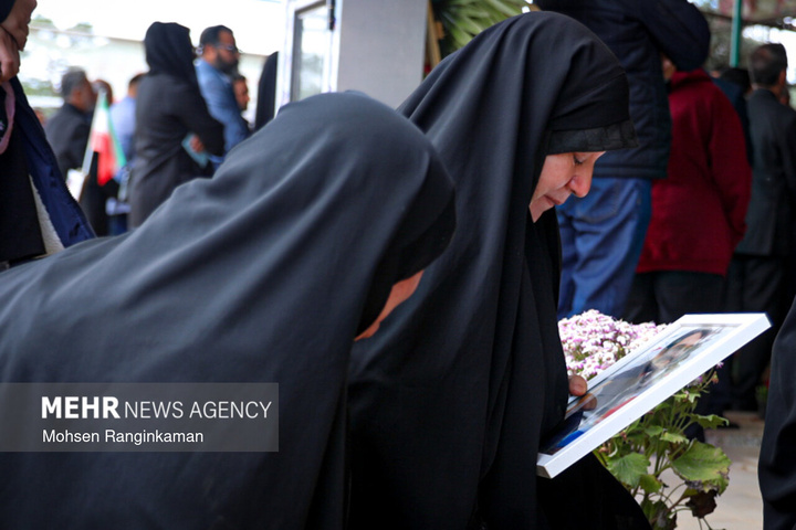 وداع با پیکر شهدای حملات صهیونی-آمریکایی