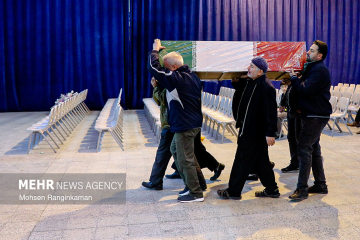 وداع با پیکر شهدای حملات صهیونی-آمریکایی