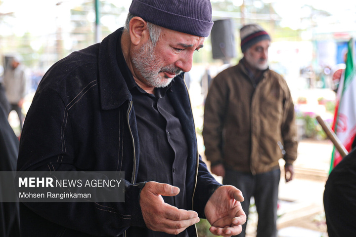 وداع با پیکر شهدای حملات صهیونی-آمریکایی