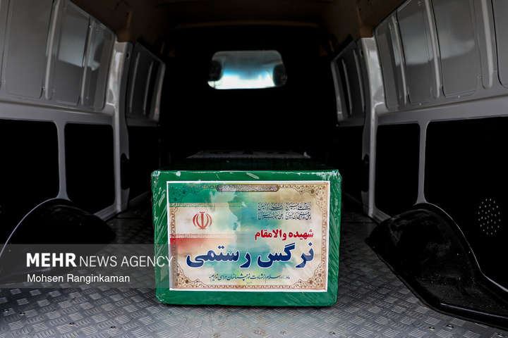 وداع با پیکر شهدای حملات صهیونی-آمریکایی