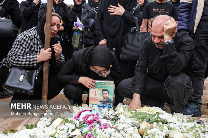 وداع با پیکر شهدای حملات صهیونی-آمریکایی