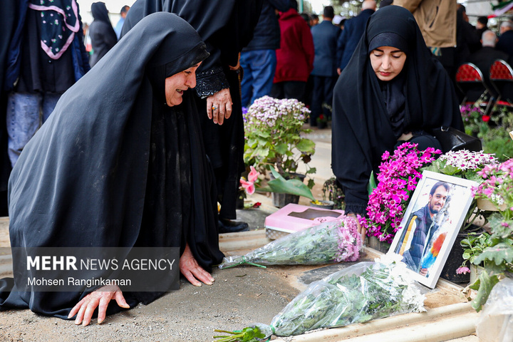 وداع با پیکر شهدای حملات صهیونی-آمریکایی