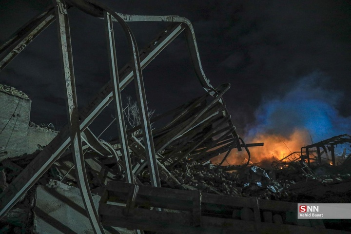 حمله آمریکایی - اسرائیلی به محدوده خیابان فداییان اسلام