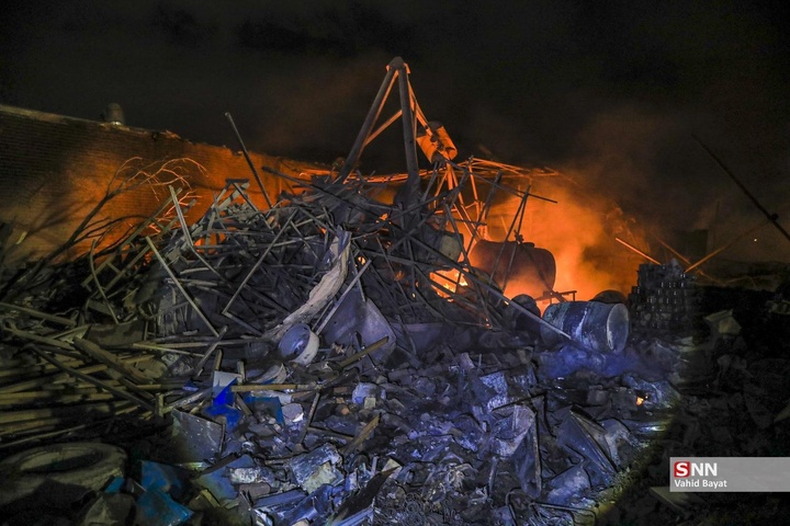 حمله آمریکایی - اسرائیلی به محدوده خیابان فداییان اسلام