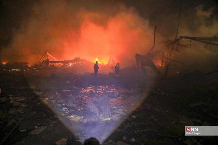 حمله آمریکایی - اسرائیلی به محدوده خیابان فداییان اسلام