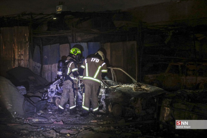 حمله آمریکایی - اسرائیلی به محدوده خیابان فداییان اسلام