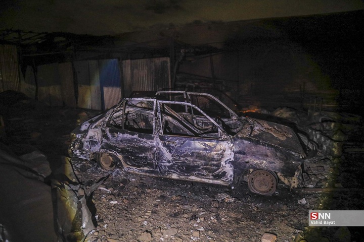 حمله آمریکایی - اسرائیلی به محدوده خیابان فداییان اسلام