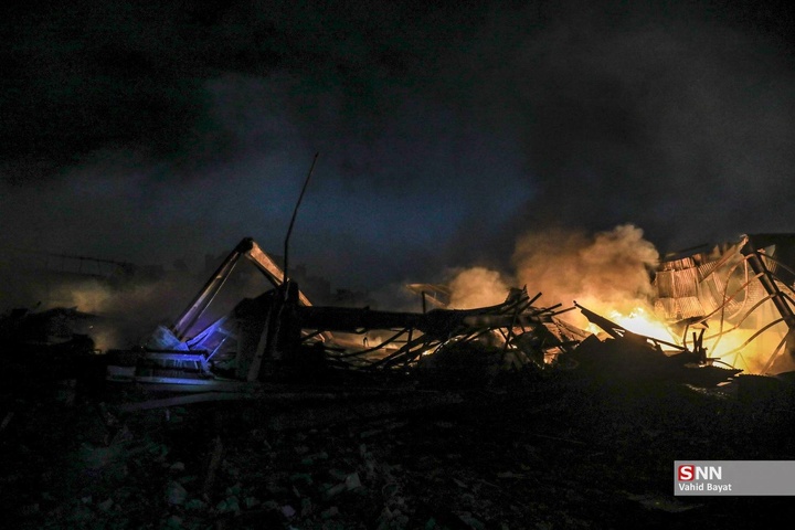 حمله آمریکایی - اسرائیلی به محدوده خیابان فداییان اسلام