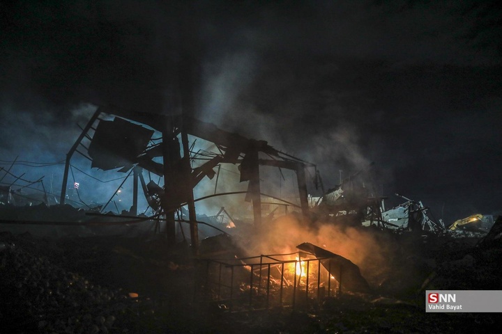 حمله آمریکایی - اسرائیلی به محدوده خیابان فداییان اسلام