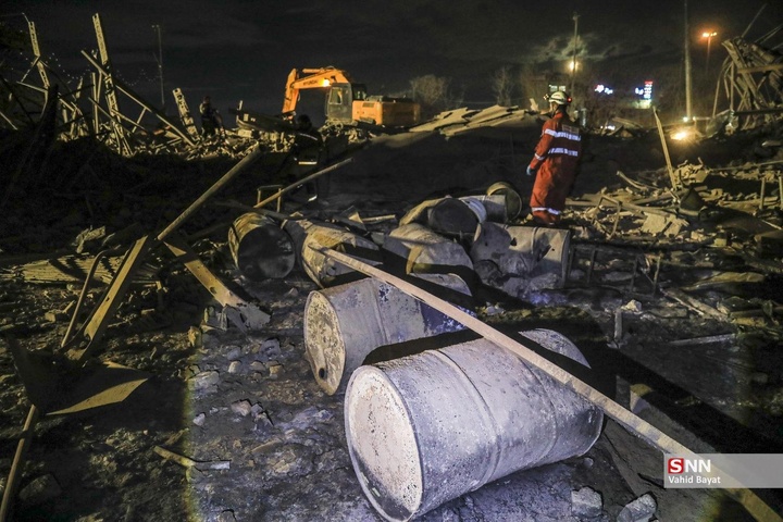 حمله آمریکایی - اسرائیلی به محدوده خیابان فداییان اسلام