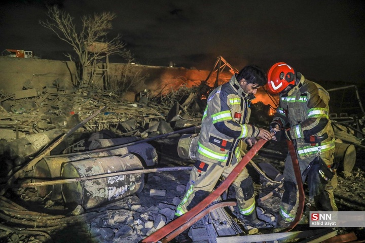 حمله آمریکایی - اسرائیلی به محدوده خیابان فداییان اسلام