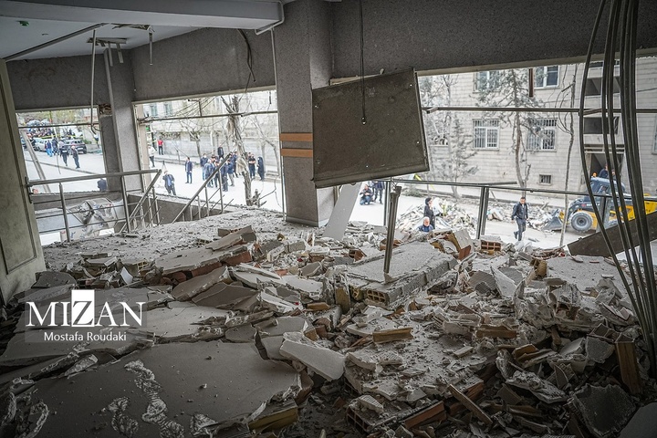 حمله موشکی به ساختمان تلویزیون العربی در میدان هروی