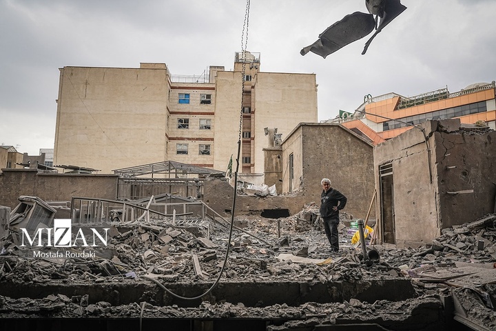 حمله موشکی به ساختمان تلویزیون العربی در میدان هروی