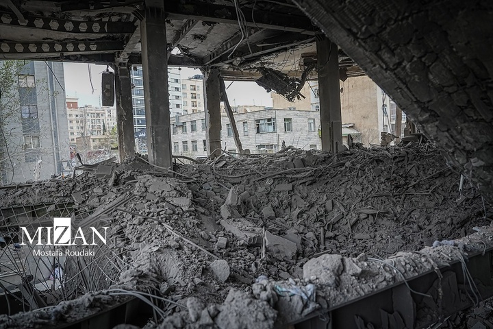 حمله موشکی به ساختمان تلویزیون العربی در میدان هروی